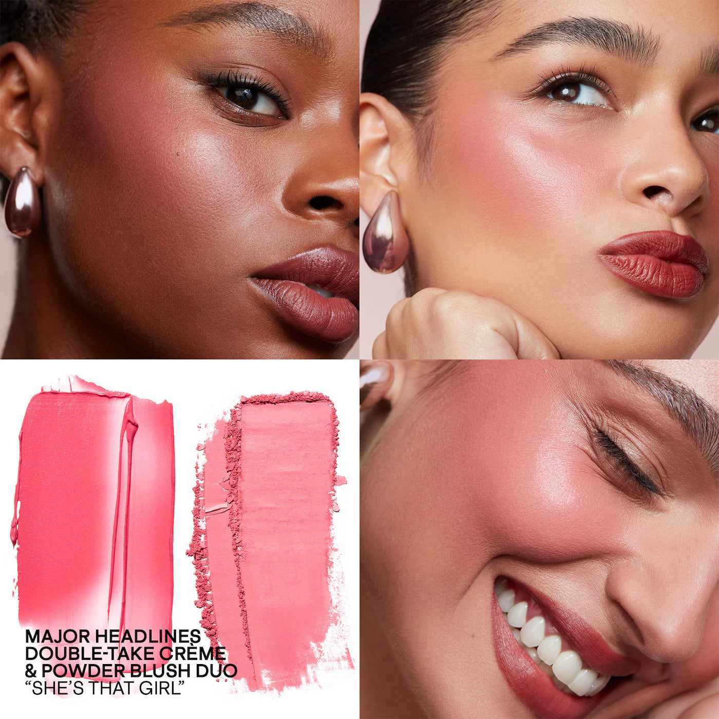 PATRICK TA Mini Major Headlines Double-Take Crème & Powder Blush Duo  She's That Girl - soft pink