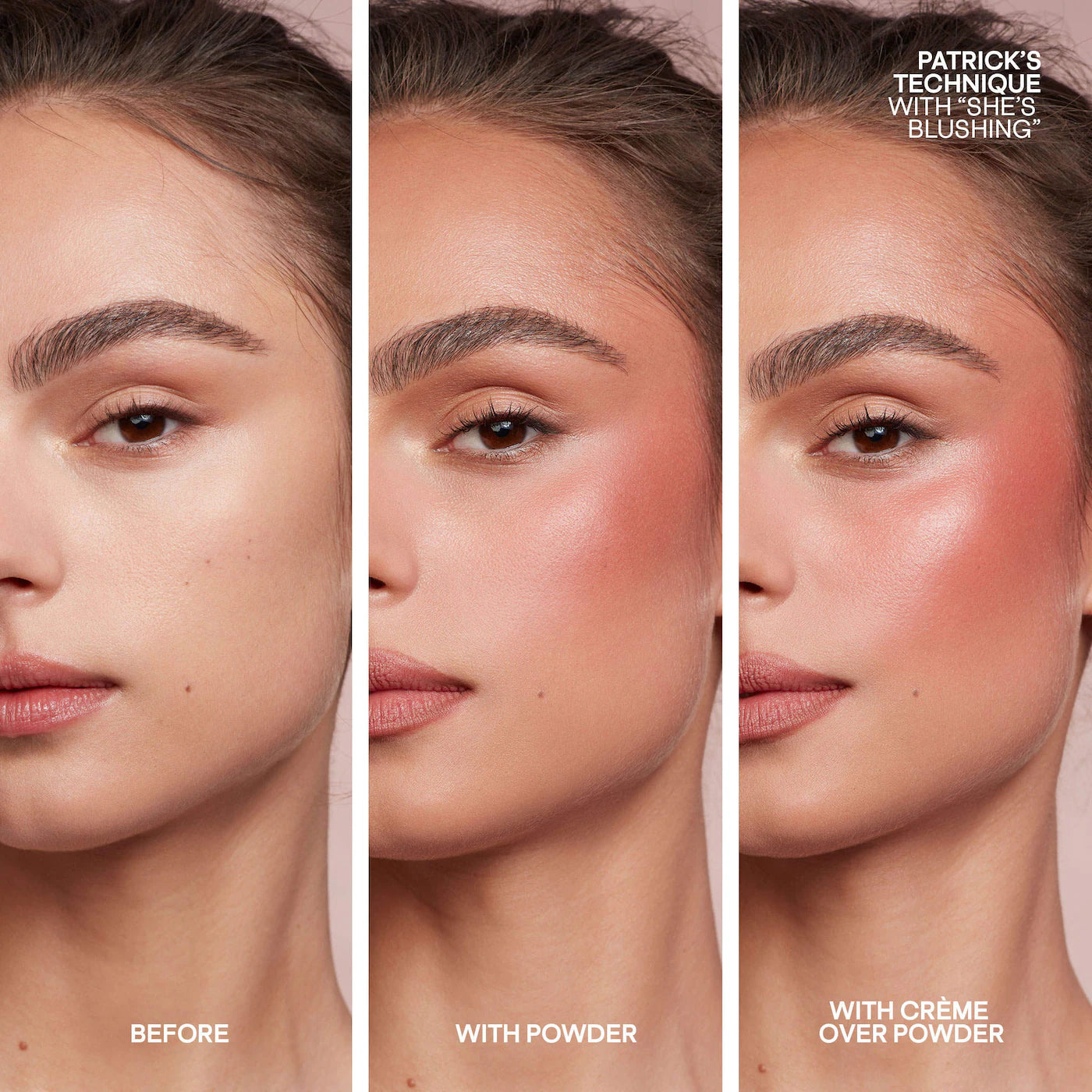 PATRICK TA Mini Major Headlines Double-Take Crème & Powder Blush Duo  She's That Girl - soft pink