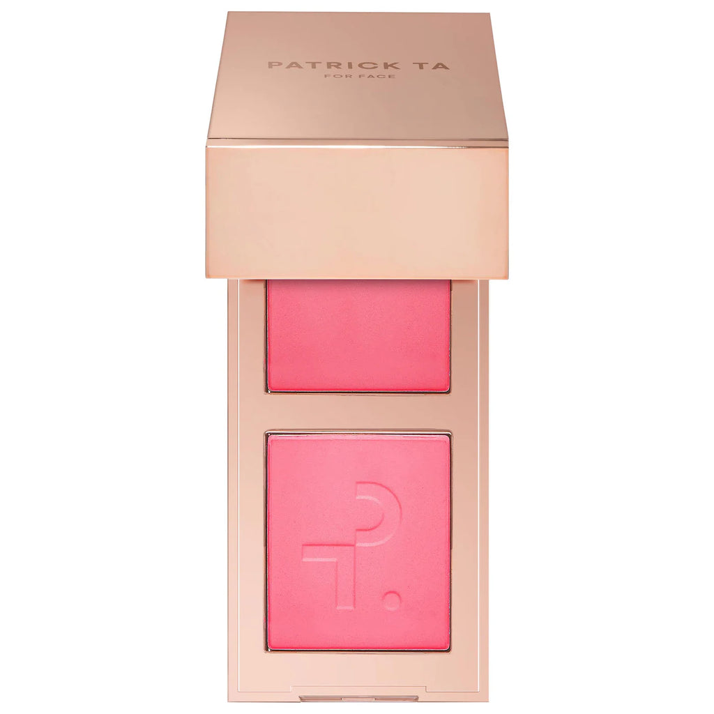 PATRICK TA Mini Major Headlines Double-Take Crème & Powder Blush Duo  She's That Girl - soft pink
