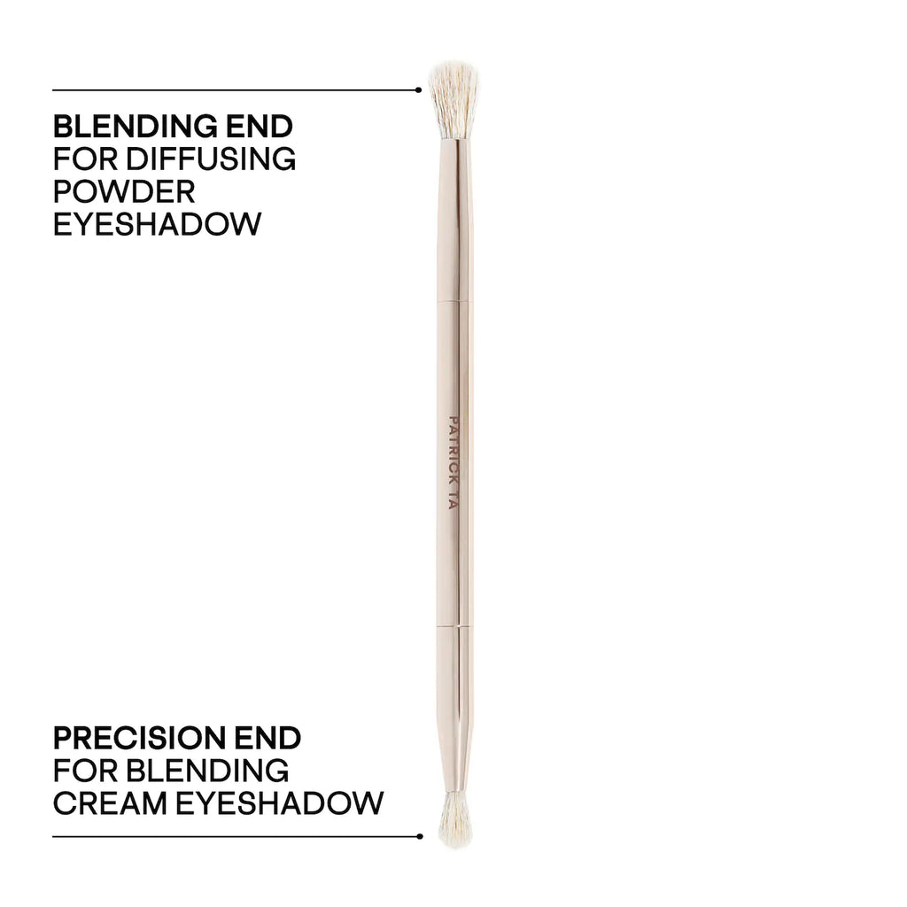 PATRICK TA  Dual Ended Eyeshadow Brush