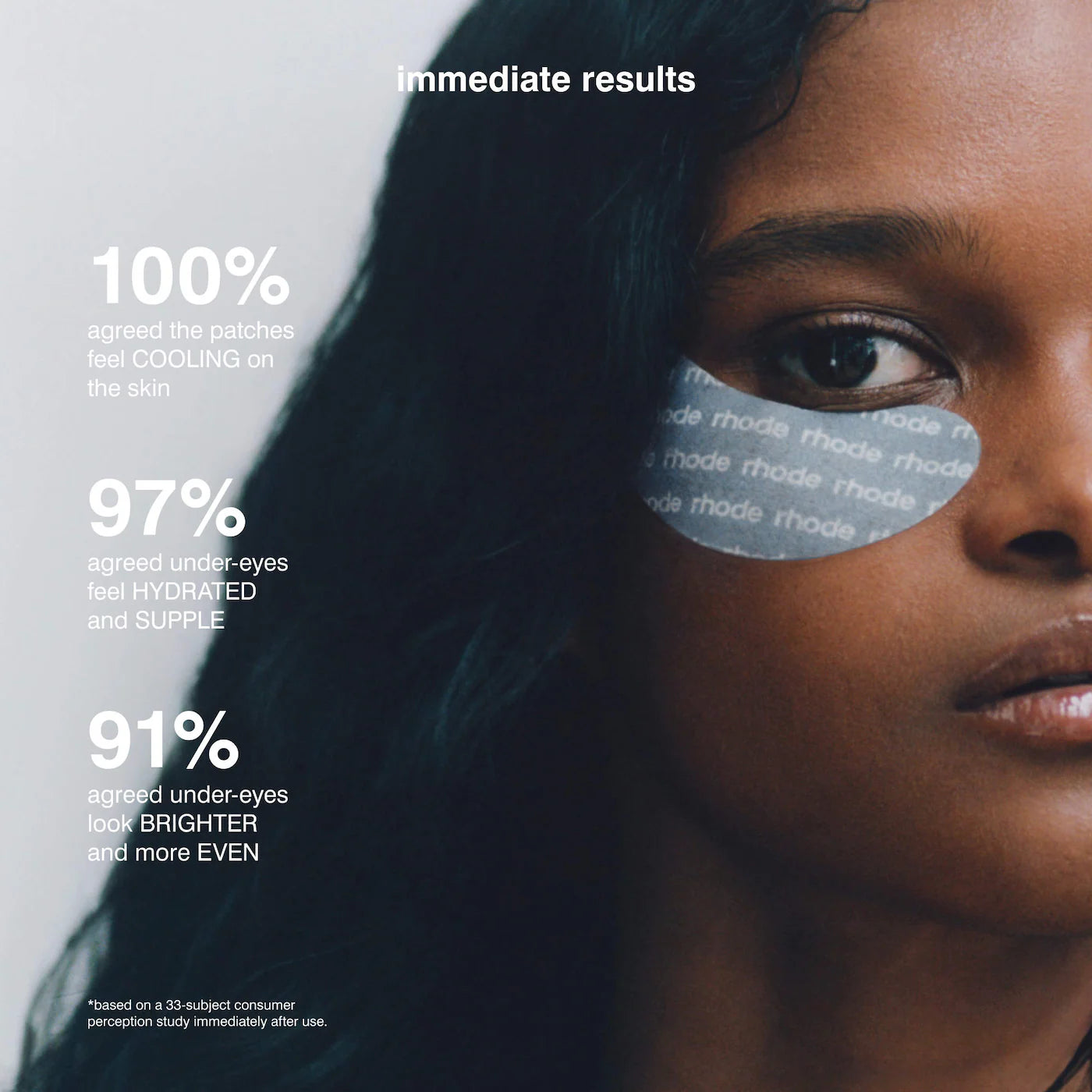 rhode  Peptide Eye Prep Depuffing Eye Patches