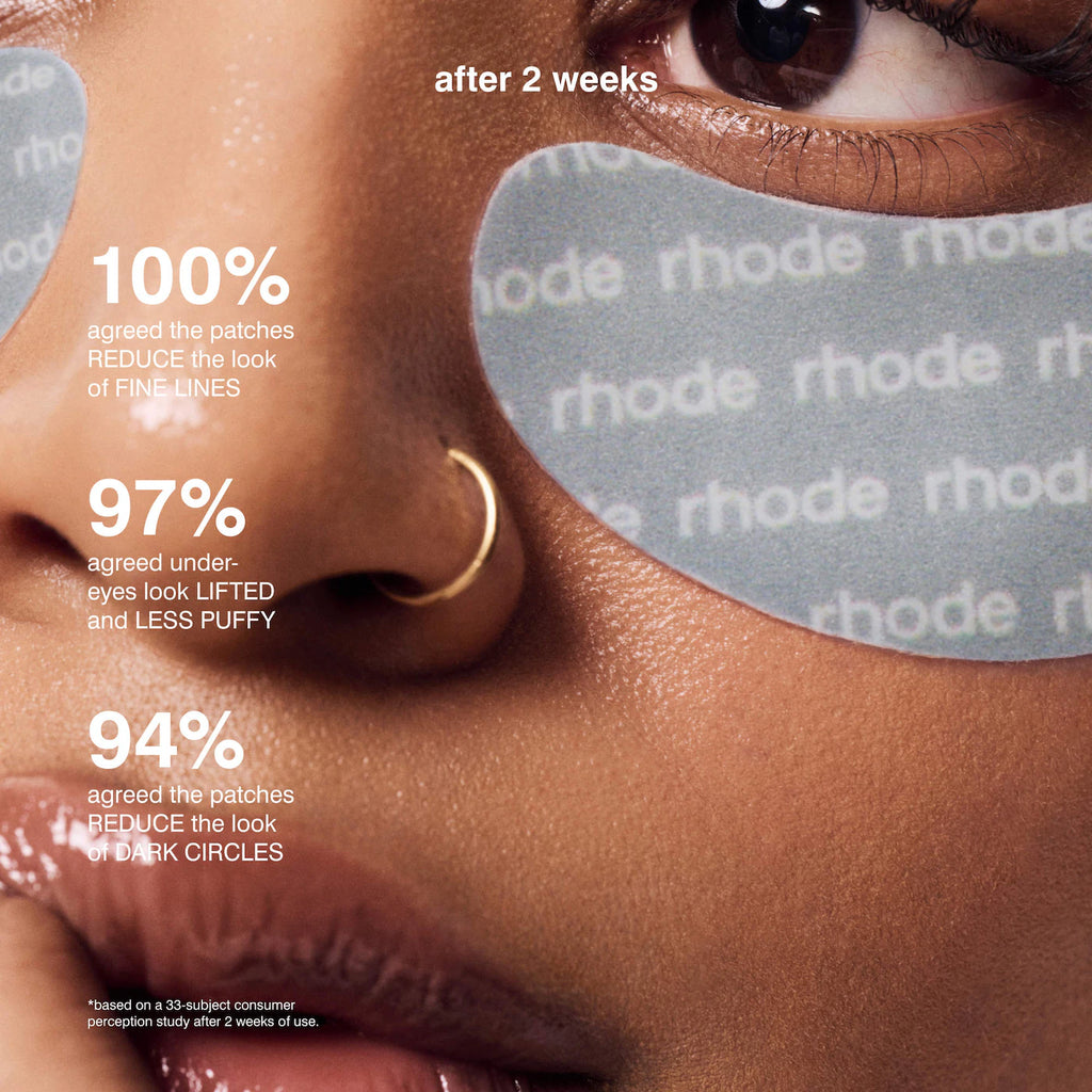 rhode  Peptide Eye Prep Depuffing Eye Patches