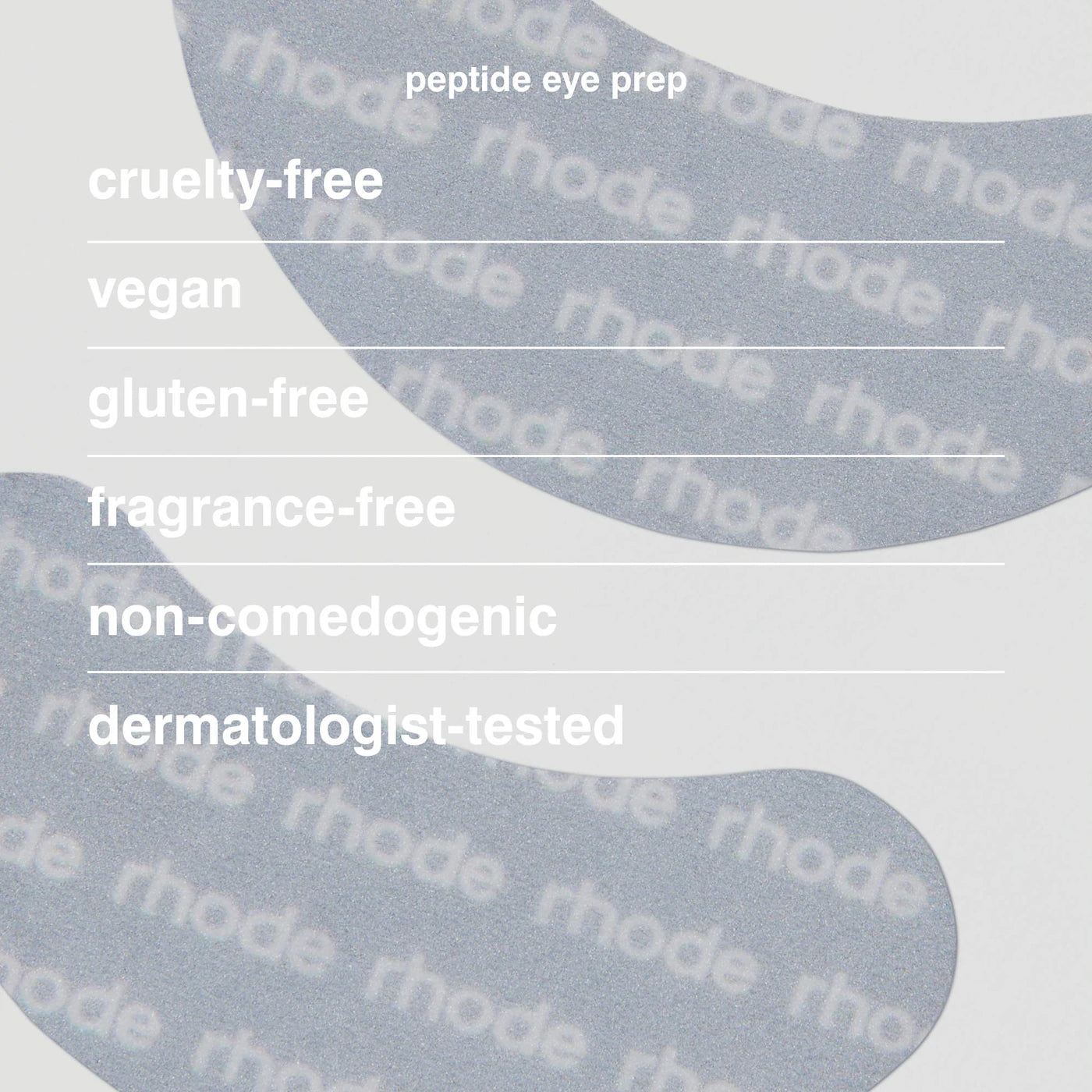 rhode  Peptide Eye Prep Depuffing Eye Patches