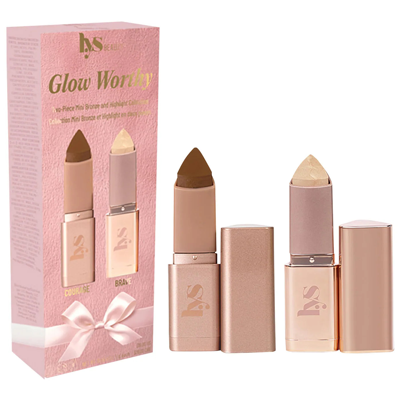LYS Beauty  Mini Glow Worthy Light Bronzer and Highlighter 2-Piece Set
