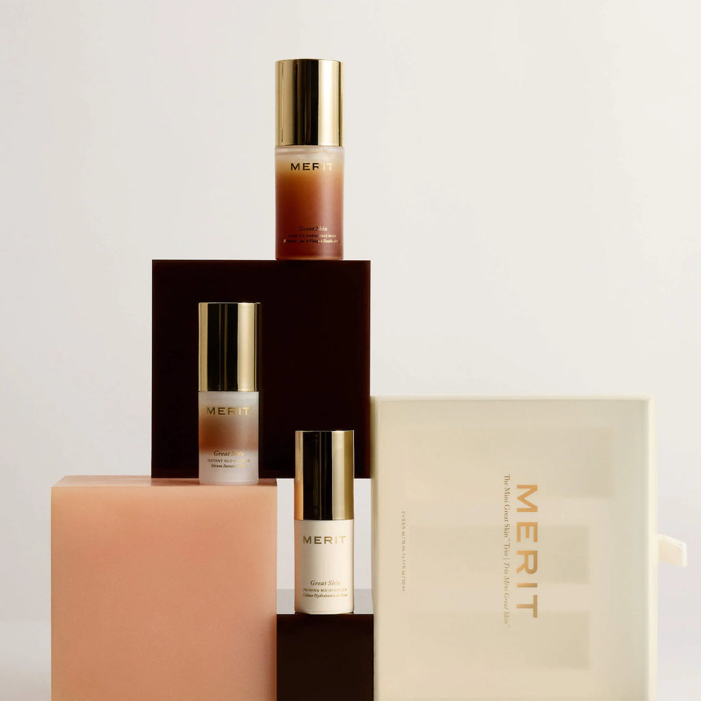 MERIT  Mini Great Skin Skincare Essentials Gift Set