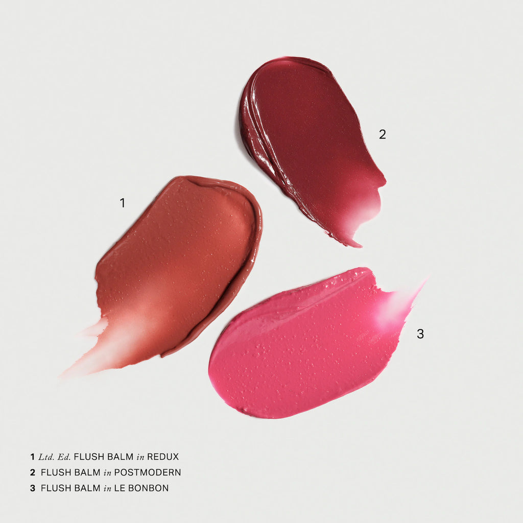 MERIT  The Mini Flush Blush Balm Trio