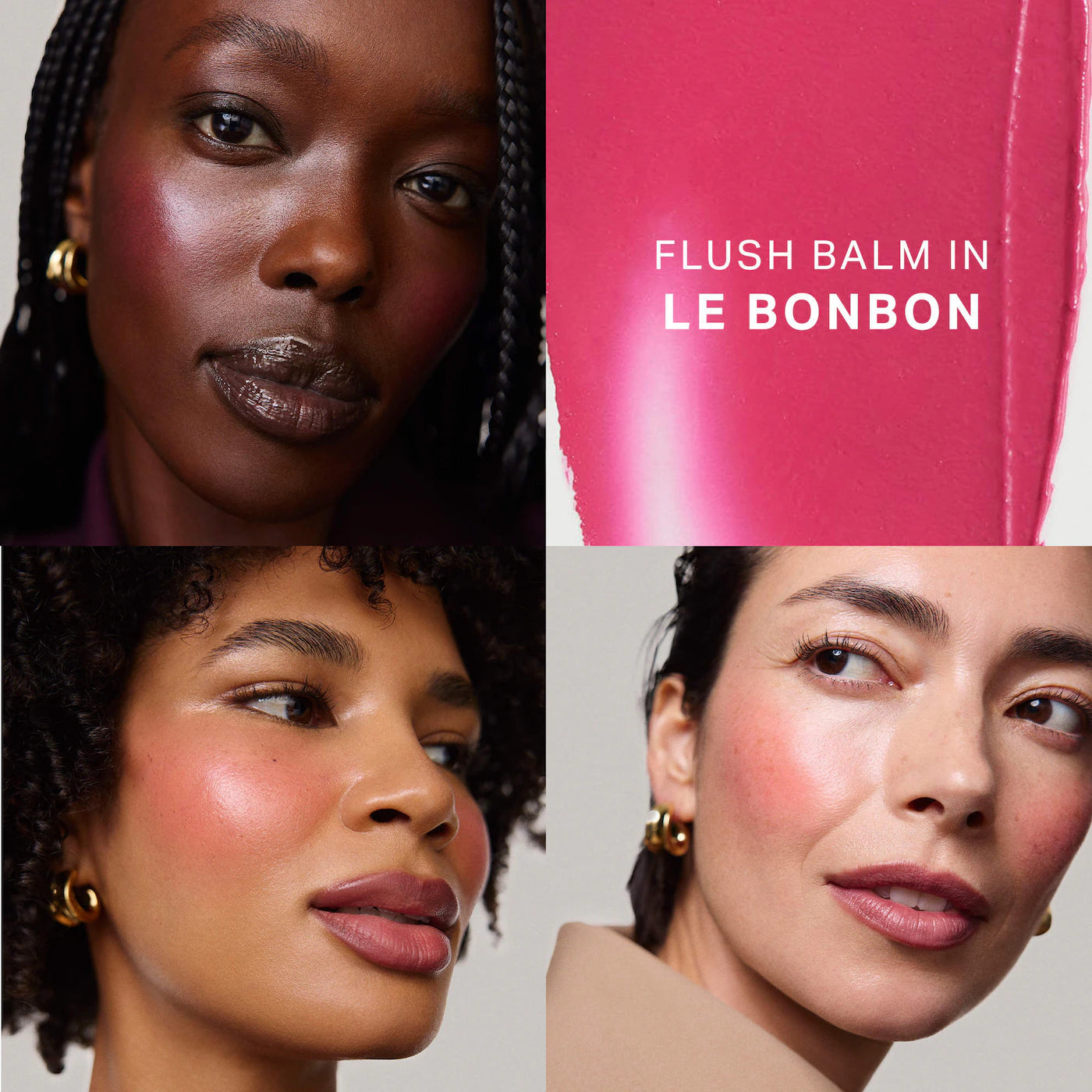 MERIT  The Mini Flush Blush Balm Trio