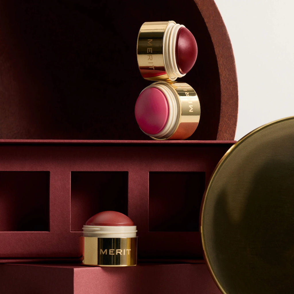 MERIT  The Mini Flush Blush Balm Trio