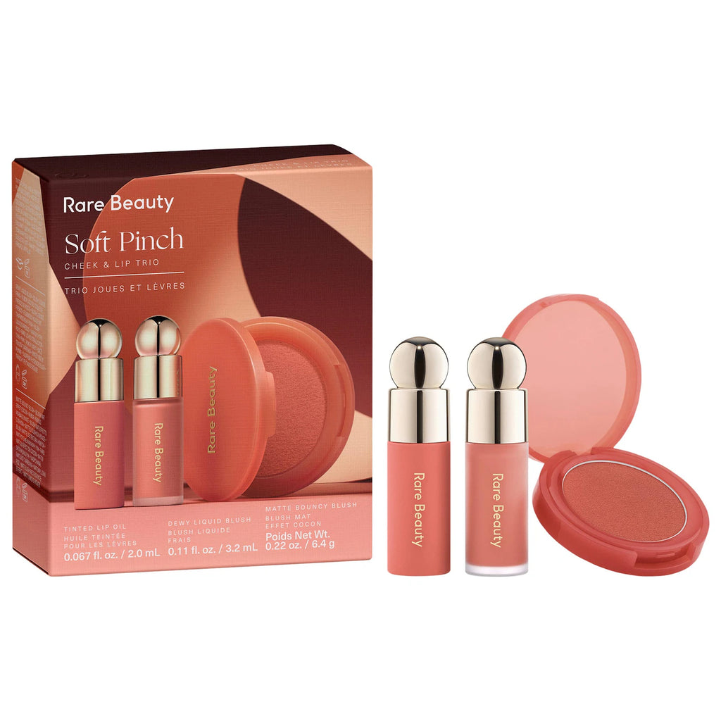 Rare Beauty by Selena Gomez  Soft Pinch Cheek & Lip Trio Makeup Gift Set