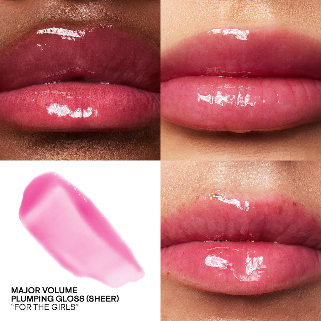PATRICK TA  Major Volume Plumping Lip Gloss For The Girls - sheer hot pink