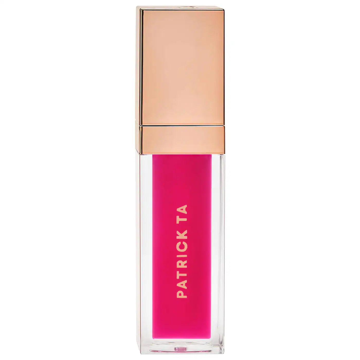 PATRICK TA  Major Volume Plumping Lip Gloss For The Girls - sheer hot pink