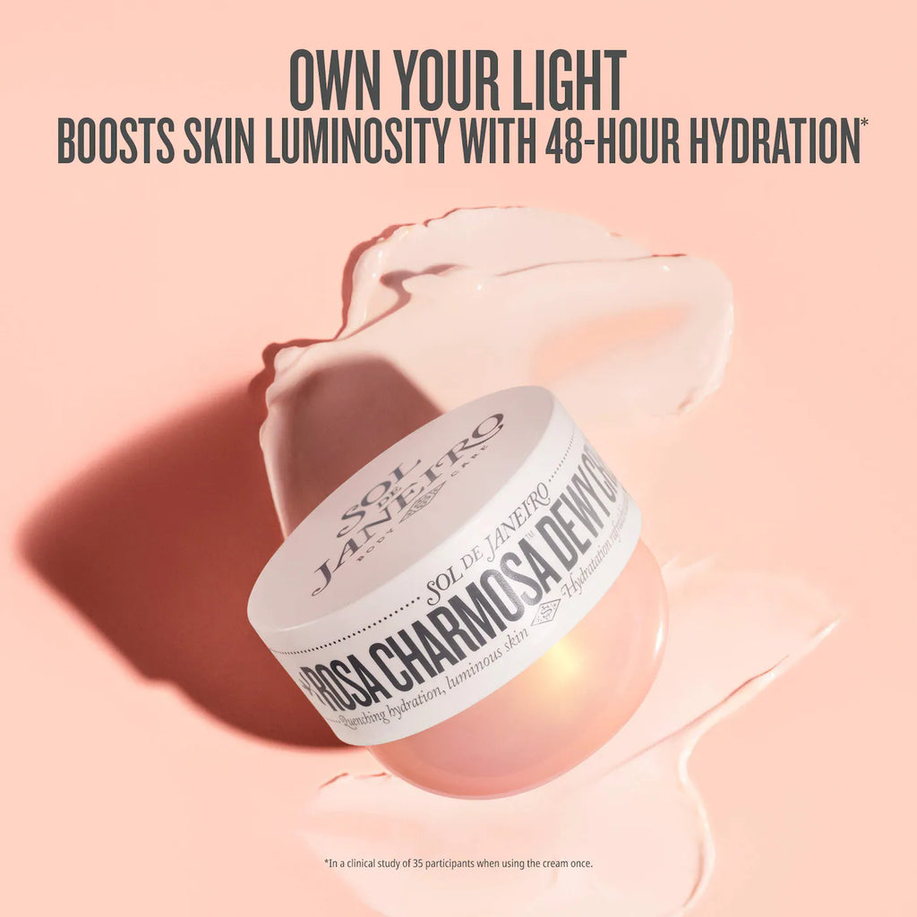 Sol de Janeiro  Rosa Charmosa™ Dewy Body Cream with Rosewater + Crystal Peptides 20ML
