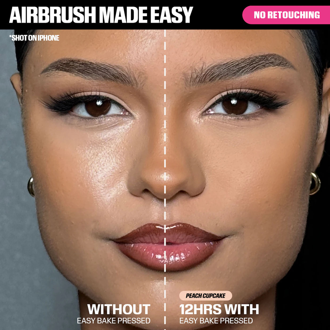 HUDA BEAUTY  Easy Bake Airbrush Matte Pressed Setting Powder