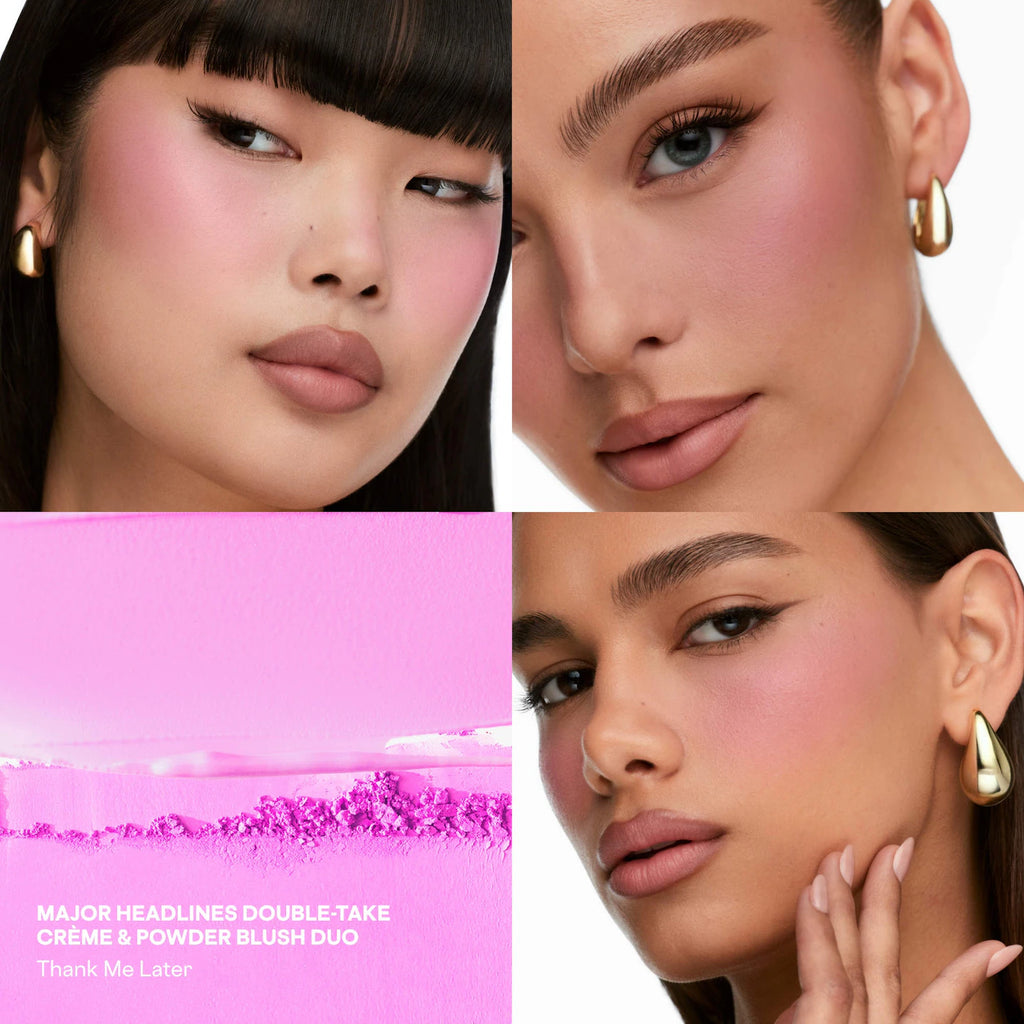 PATRICK TA  Major Headlines Double-Take Crème & Powder Blush Duo