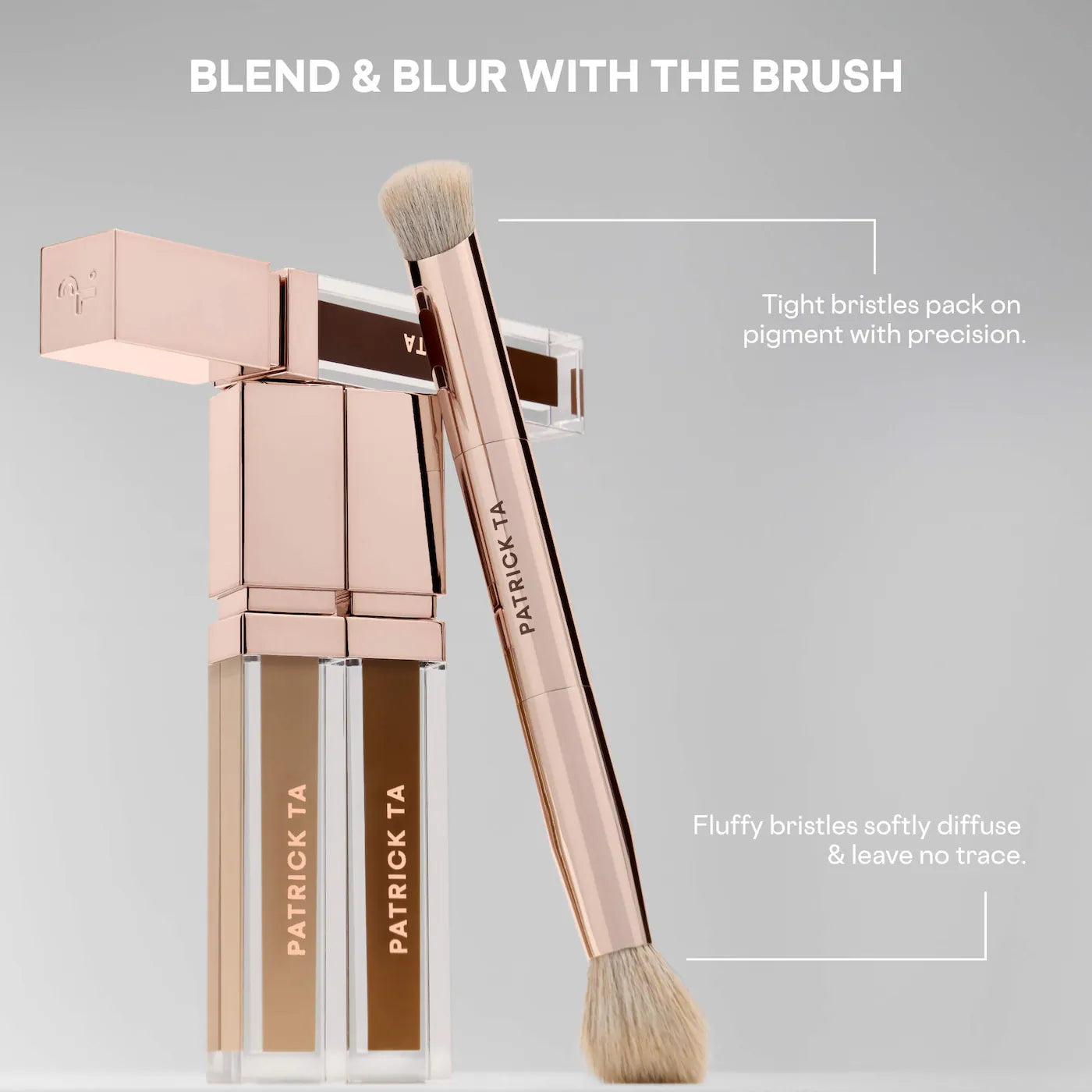PATRICK TA  Dual-Ended Concealer Brush