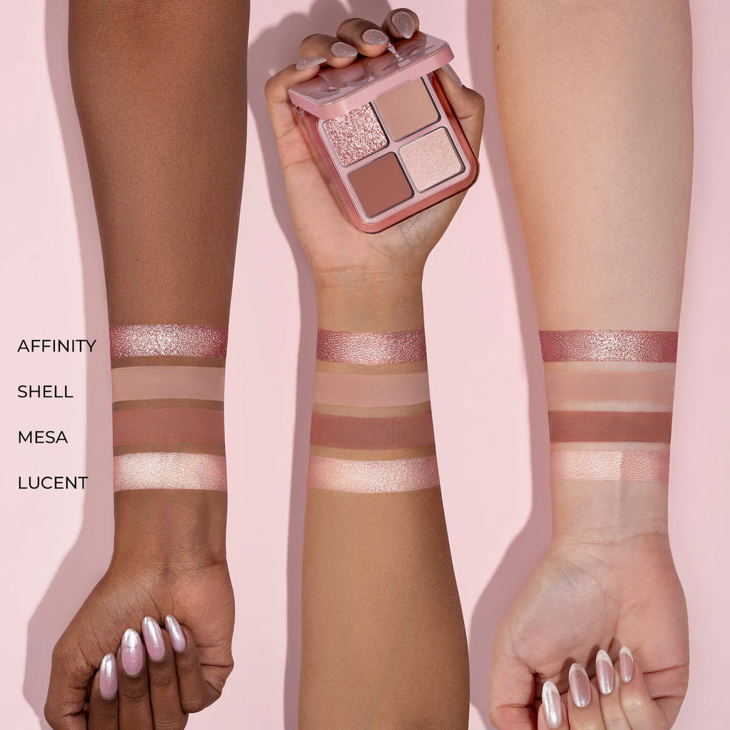 NATASHA DENONA  Luxe Glam Compact Quad Eyeshadow Palette