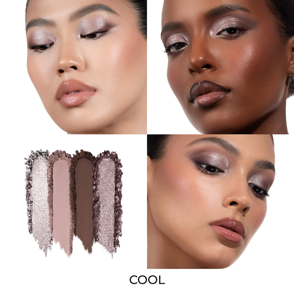 NATASHA DENONA  Luxe Glam Compact Quad Eyeshadow Palette
