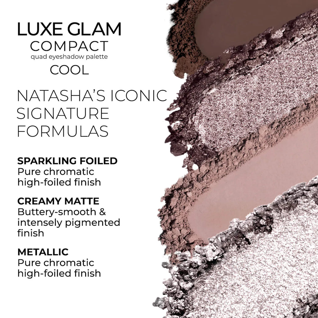 NATASHA DENONA  Luxe Glam Compact Quad Eyeshadow Palette
