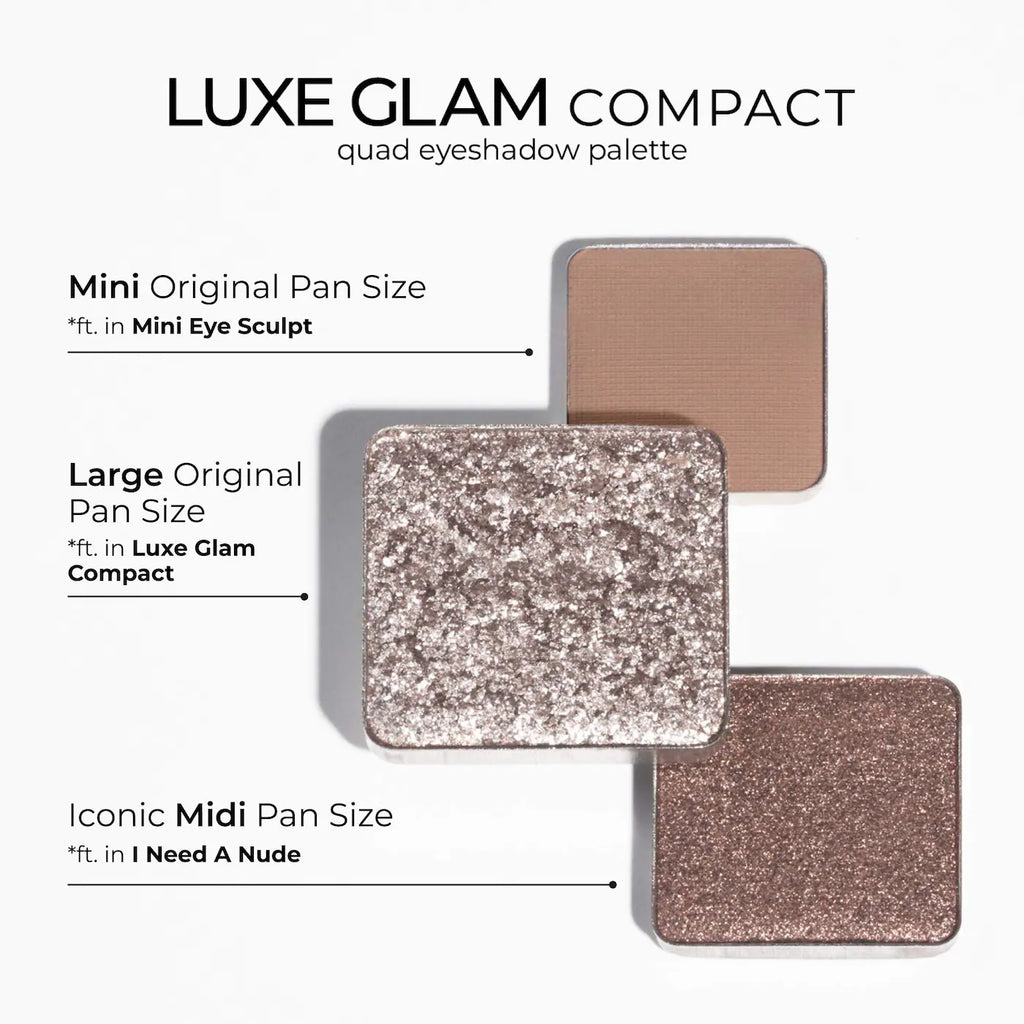 NATASHA DENONA  Luxe Glam Compact Quad Eyeshadow Palette