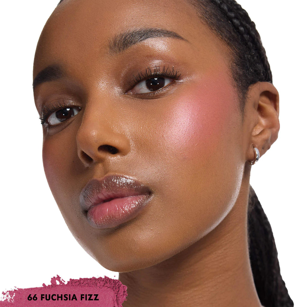Yves Saint Laurent  Make Me Blush 24H Buildable Powder Blush 66 Fuchsia Fizz - hot pink shimm