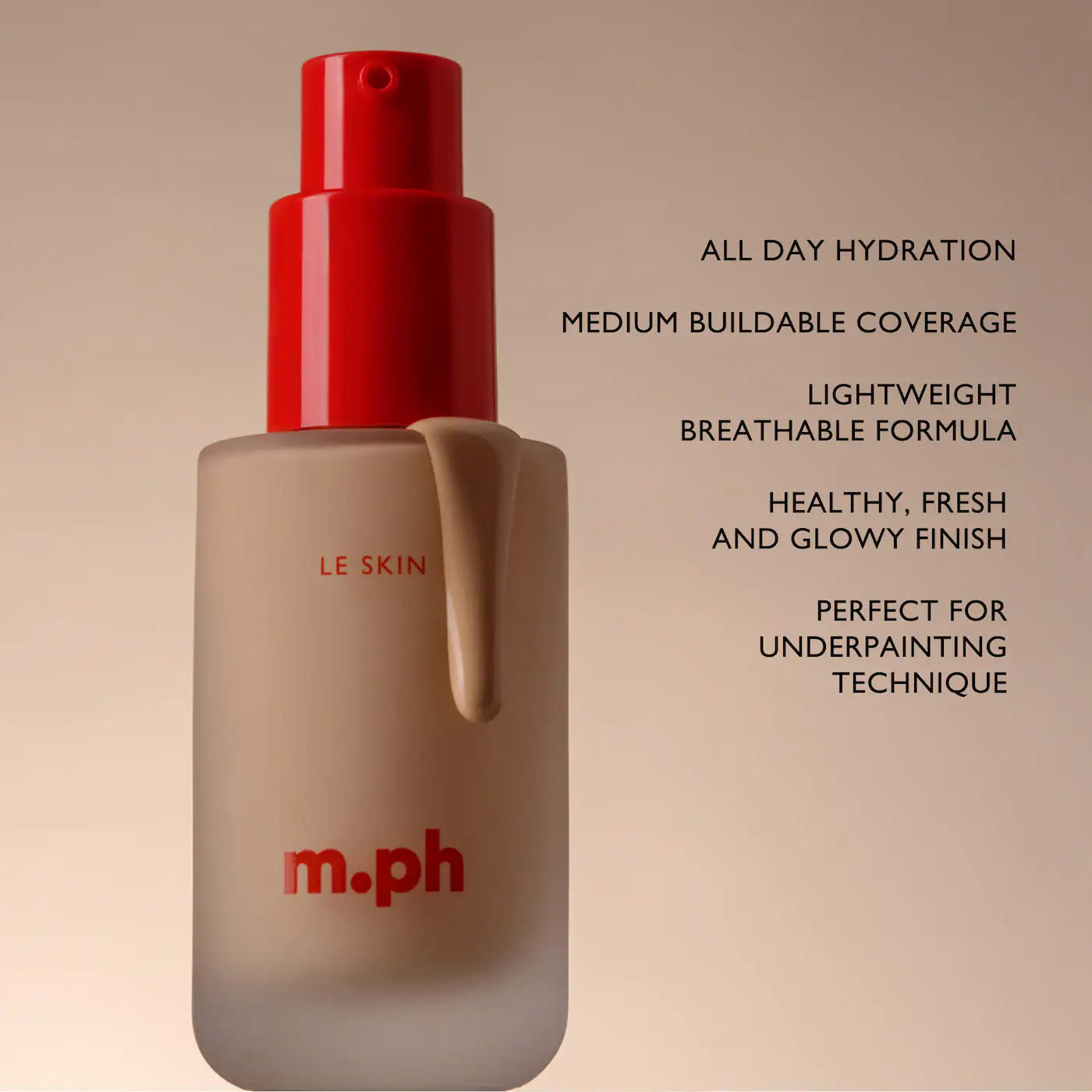 m.ph by Mary Phillips  Le Skin Weightless Serum Foundation Medium 110 N -