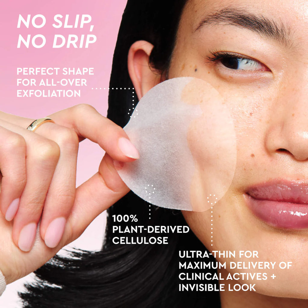 Glow Recipe  LHA + AHA Korean Watermelon Toner Pads for Hydration and Gentle Exfoliation