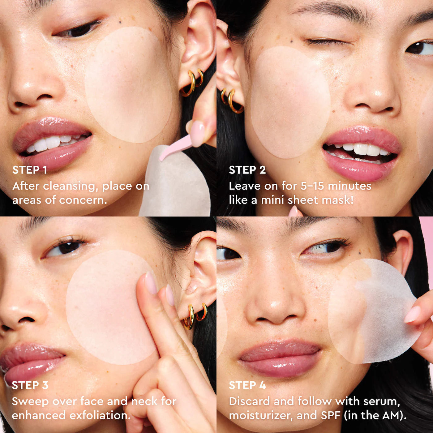 Glow Recipe  LHA + AHA Korean Watermelon Toner Pads for Hydration and Gentle Exfoliation