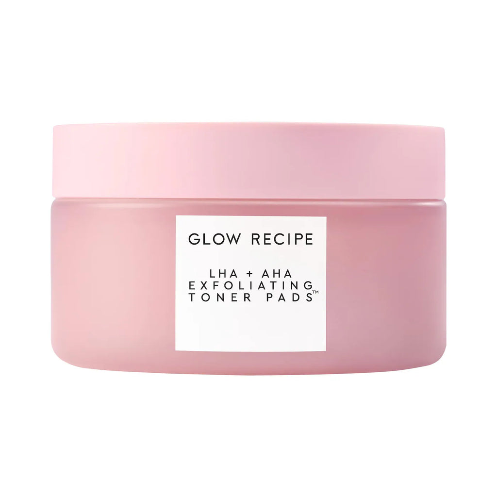 Glow Recipe  LHA + AHA Korean Watermelon Toner Pads for Hydration and Gentle Exfoliation