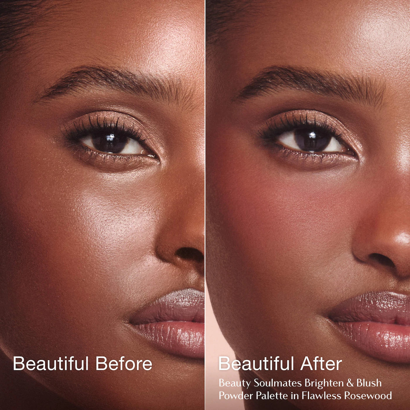 Charlotte Tilbury  Pillow Talk Beauty Soulmates Airbrush Flawless Finish Brightening and Blush Powder Palette
