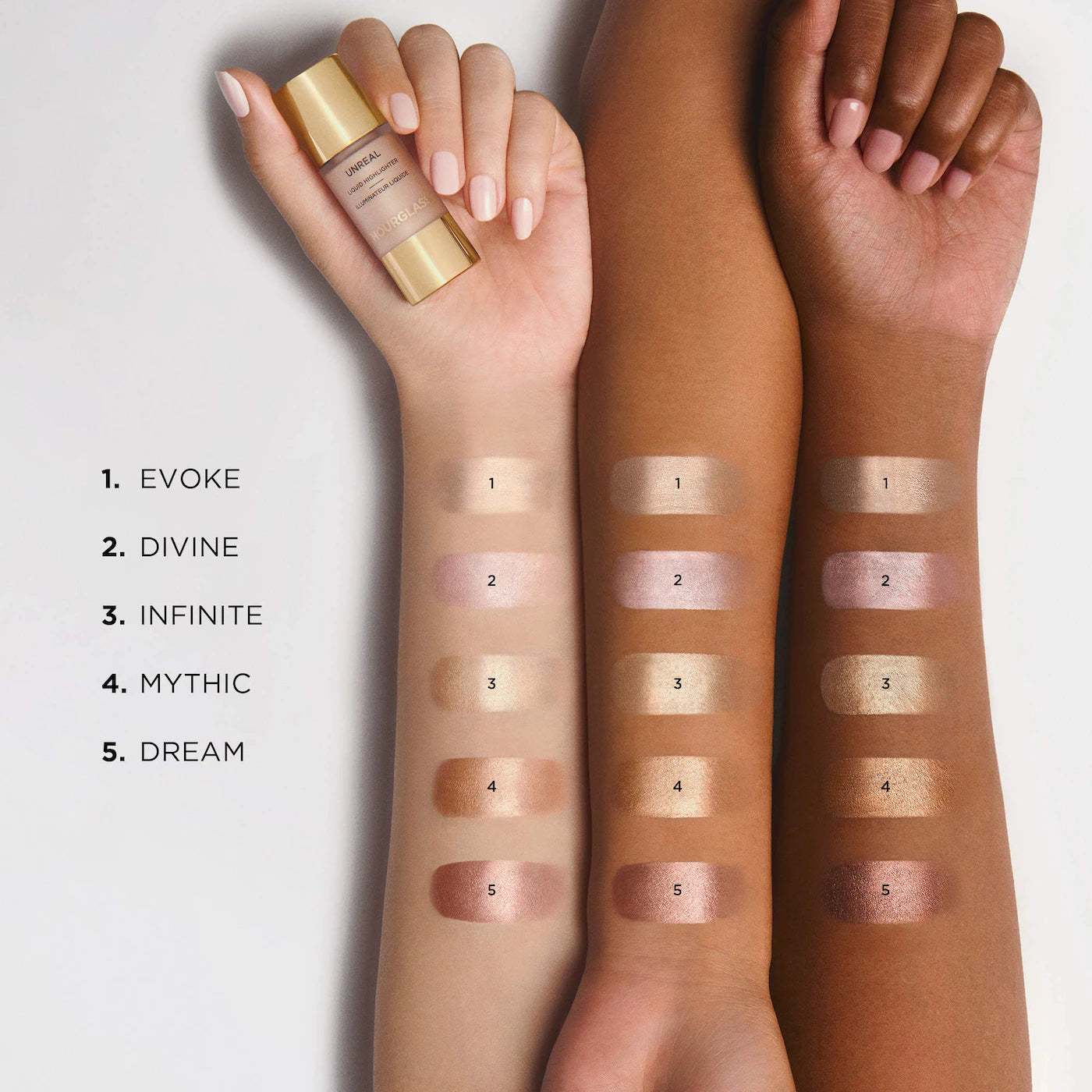 Hourglass  Unreal Radiant Glow Liquid Highlighter Divine - Pink Opal