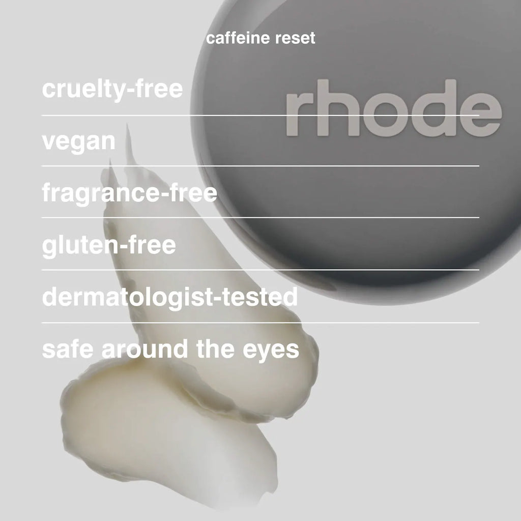RHODE caffeine reset Sculpting cream mask