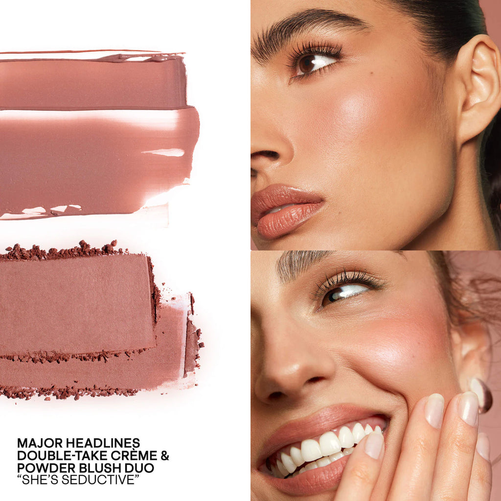 PATRICK TA  Mini Must-Have Major Headlines Double-Take Crème & Powder Blush Duo Set