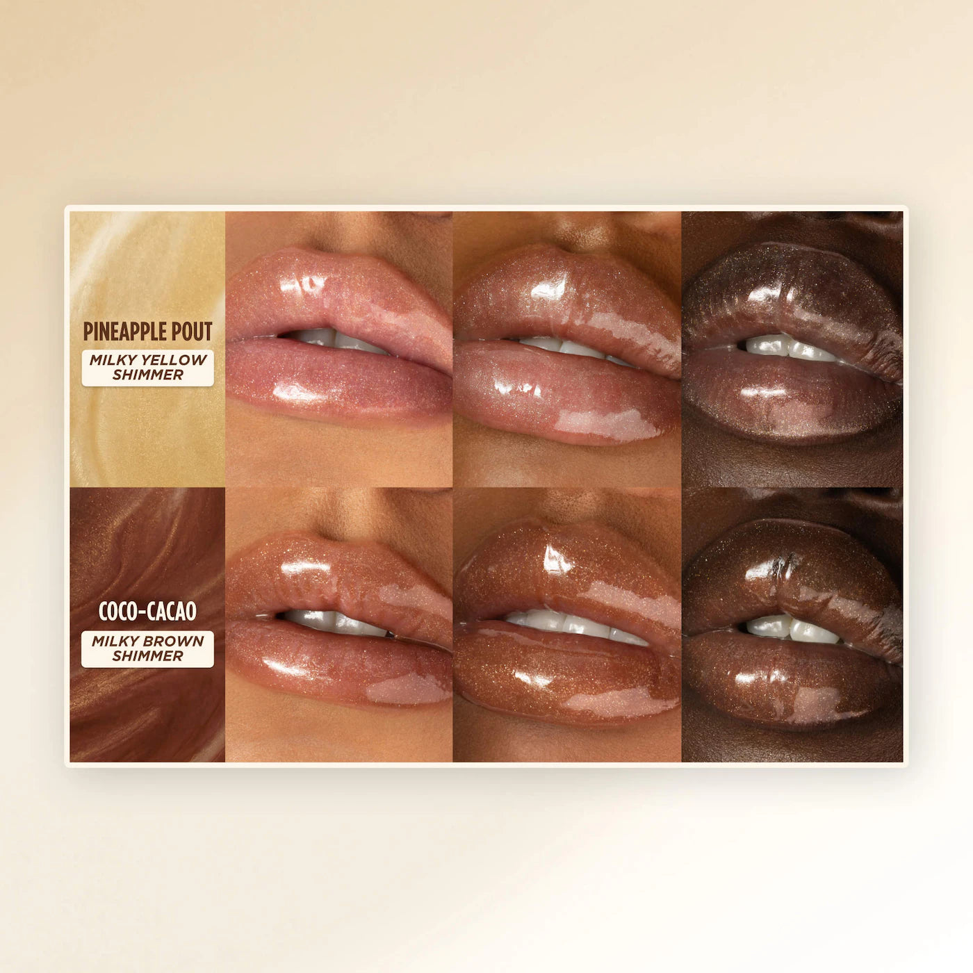 Gisou  Honey Infused Hydrating Lip Oil + charms