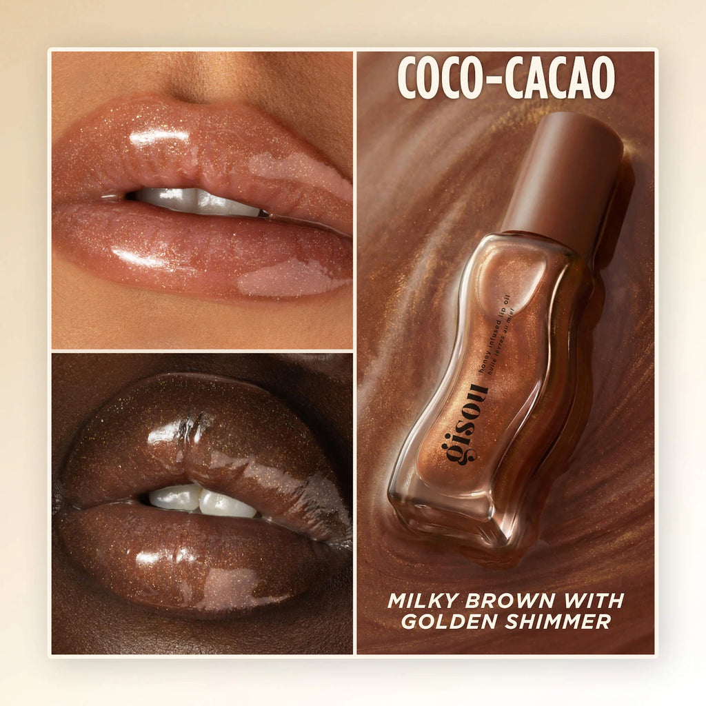 Gisou  Honey Infused Hydrating Lip Oil + charms