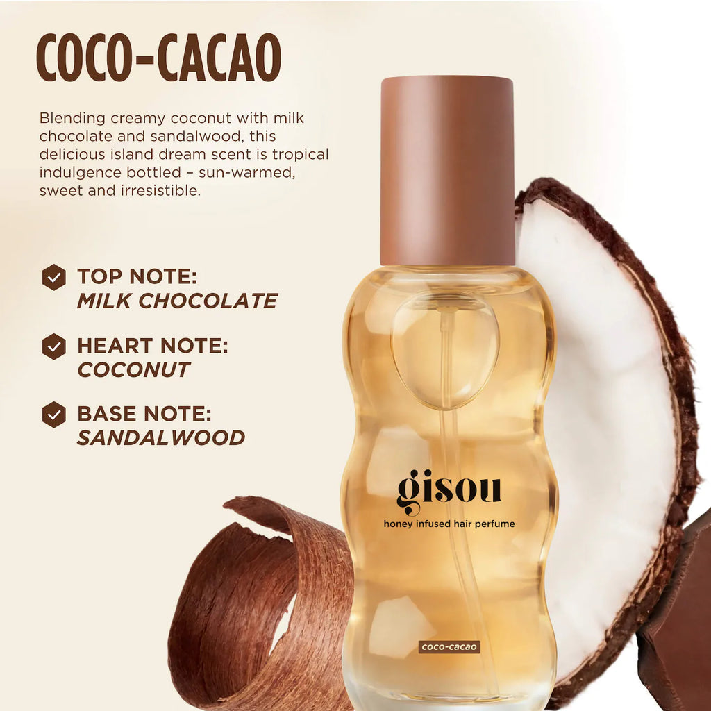 Gisou  Mini Honey Infused Coco-Cacao Hair Perfume