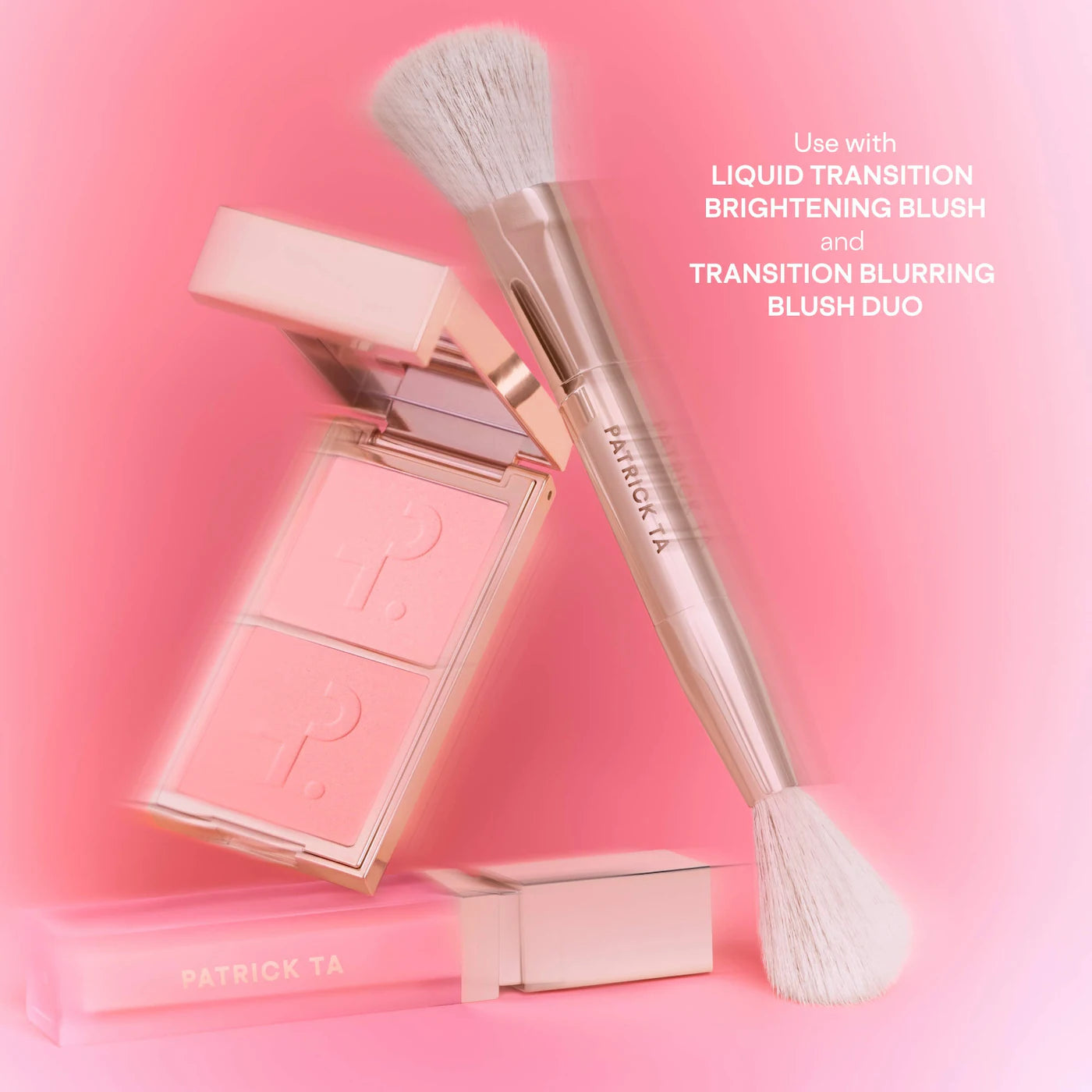 PATRICK TA Dual Ended Transition Blush Brush