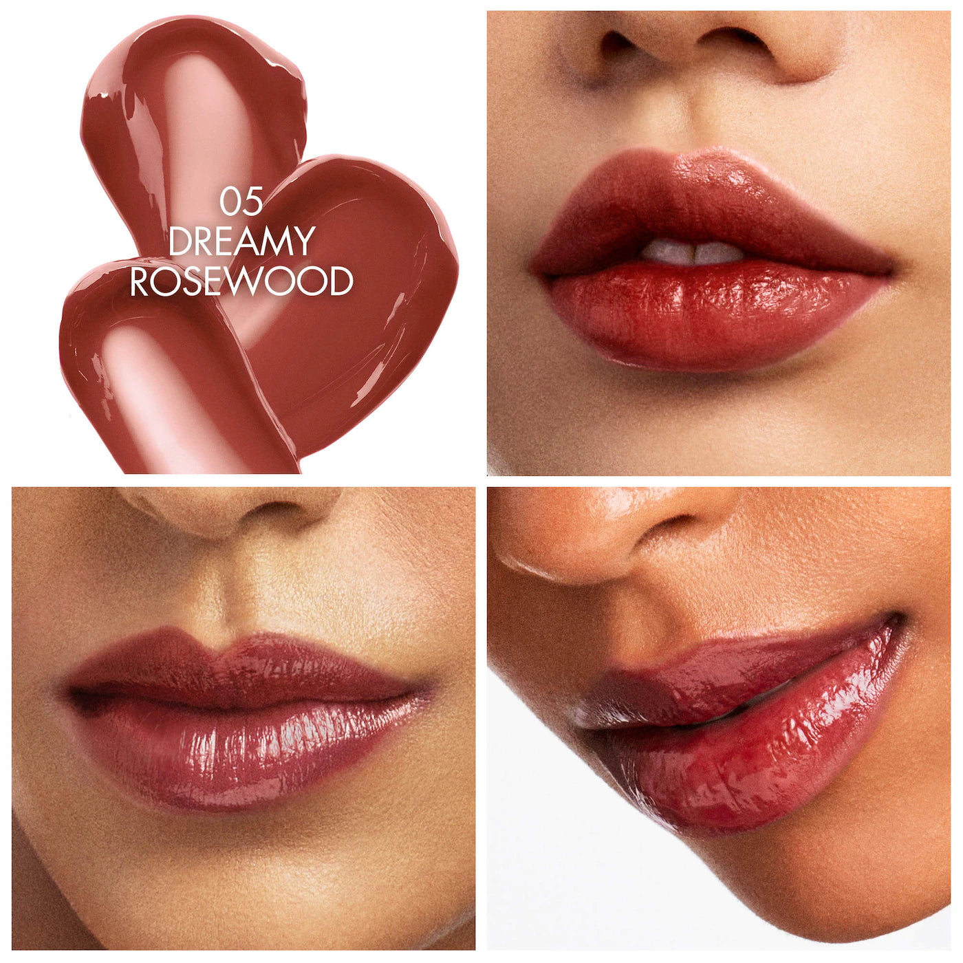 Dolce&Gabbana  Rose Dew Lip Bite 24H Hydrating Glossy Lip Tint with Hyaluronic Acid