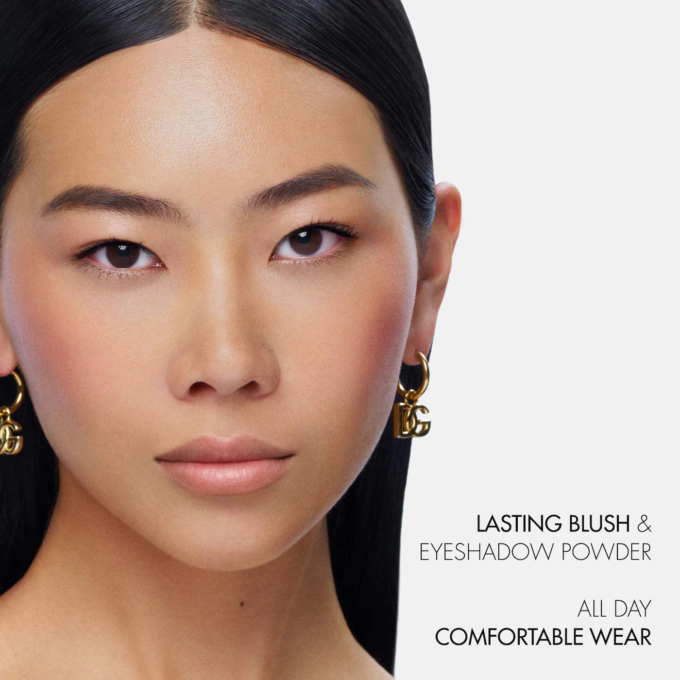 Dolce&Gabbana  Cheeks&Eyes Match Long-Lasting Powder Blush with Italian Raspberry