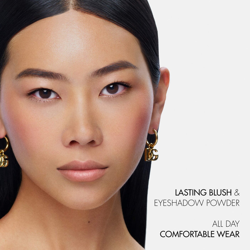 Dolce&Gabbana  Cheeks&Eyes Match Long-Lasting Powder Blush with Italian Raspberry