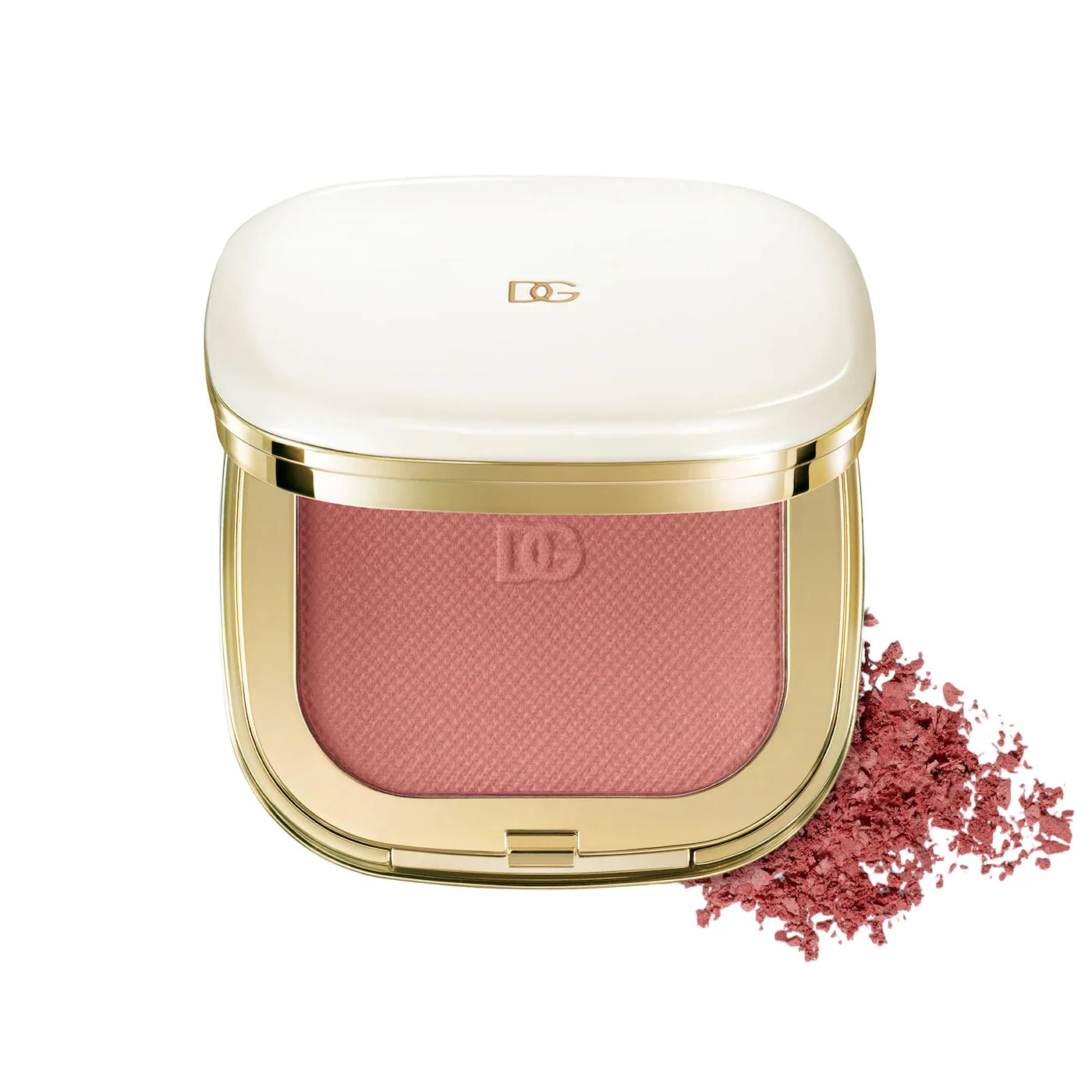Dolce&Gabbana  Cheeks&Eyes Match Long-Lasting Powder Blush with Italian Raspberry