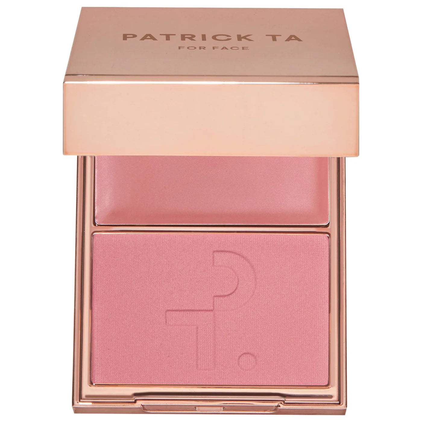 PATRICK TA  Major Headlines Double-Take Crème & Powder Blush Duo Out Of Office - cool pink