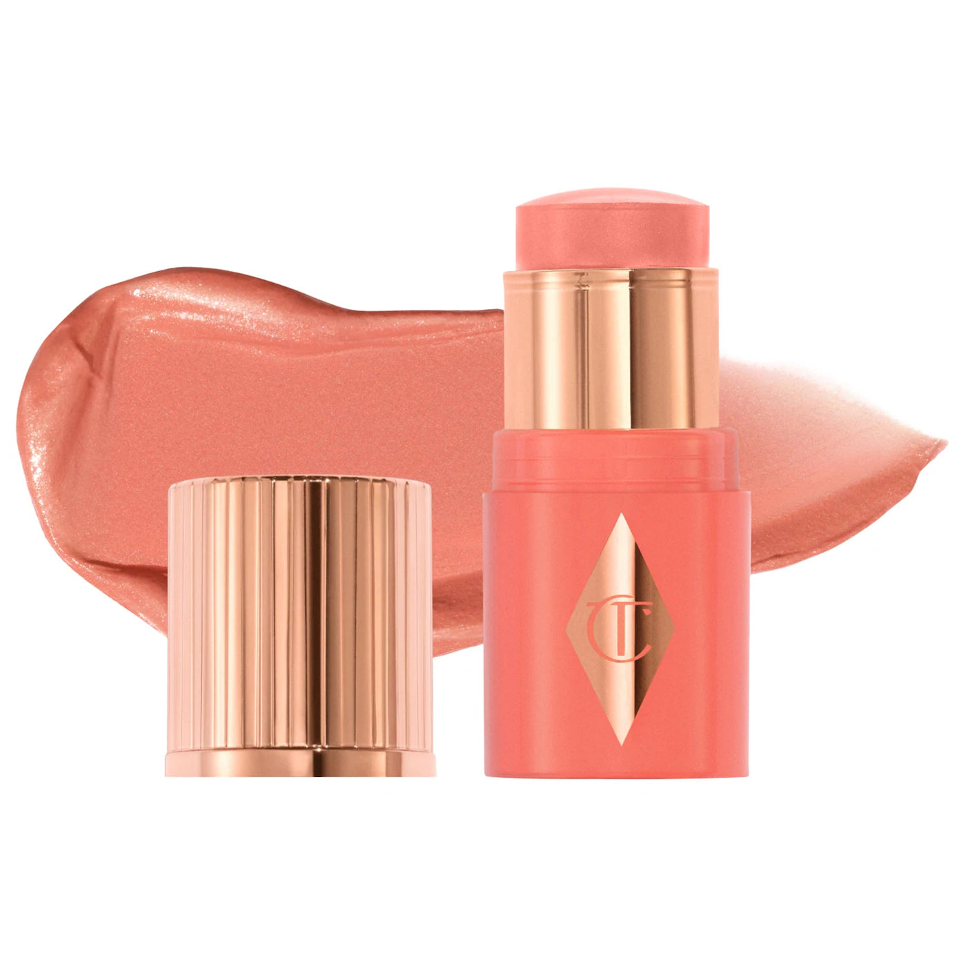 Charlotte Tilbury  Mini Unreal Lip + Cheek Glow Blush Stick with Hyaluronic Acid