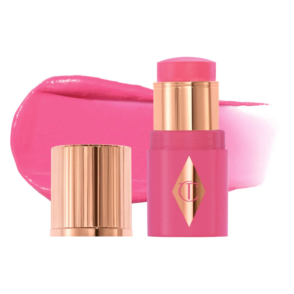 Charlotte Tilbury  Mini Unreal Lip + Cheek Glow Blush Stick with Hyaluronic Acid