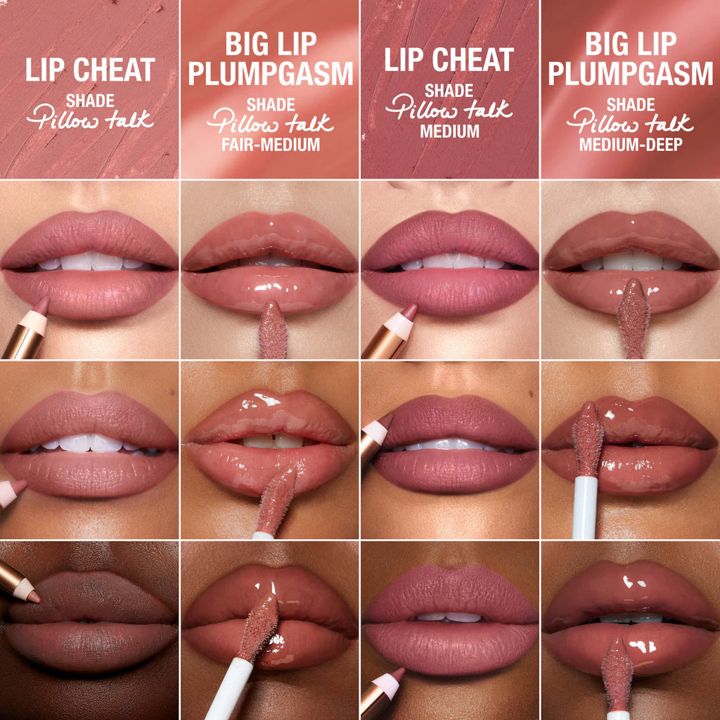 Charlotte Tilbury  Mini Pillow Talk Plumpgasm Lip Liner and Lip Gloss Set