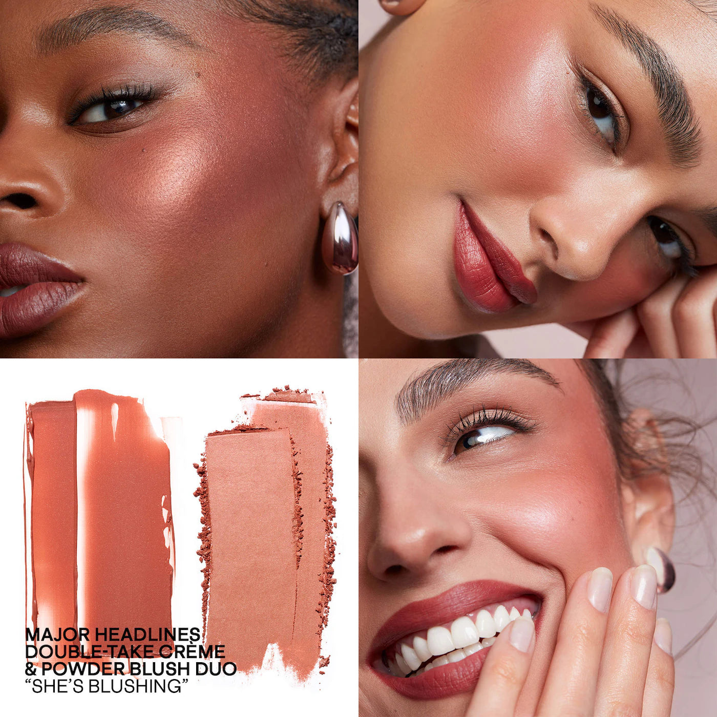 PATRICK TA  Mini Major Headlines Double-Take Crème & Powder Blush Duo  She's Blushing - dusty rose
