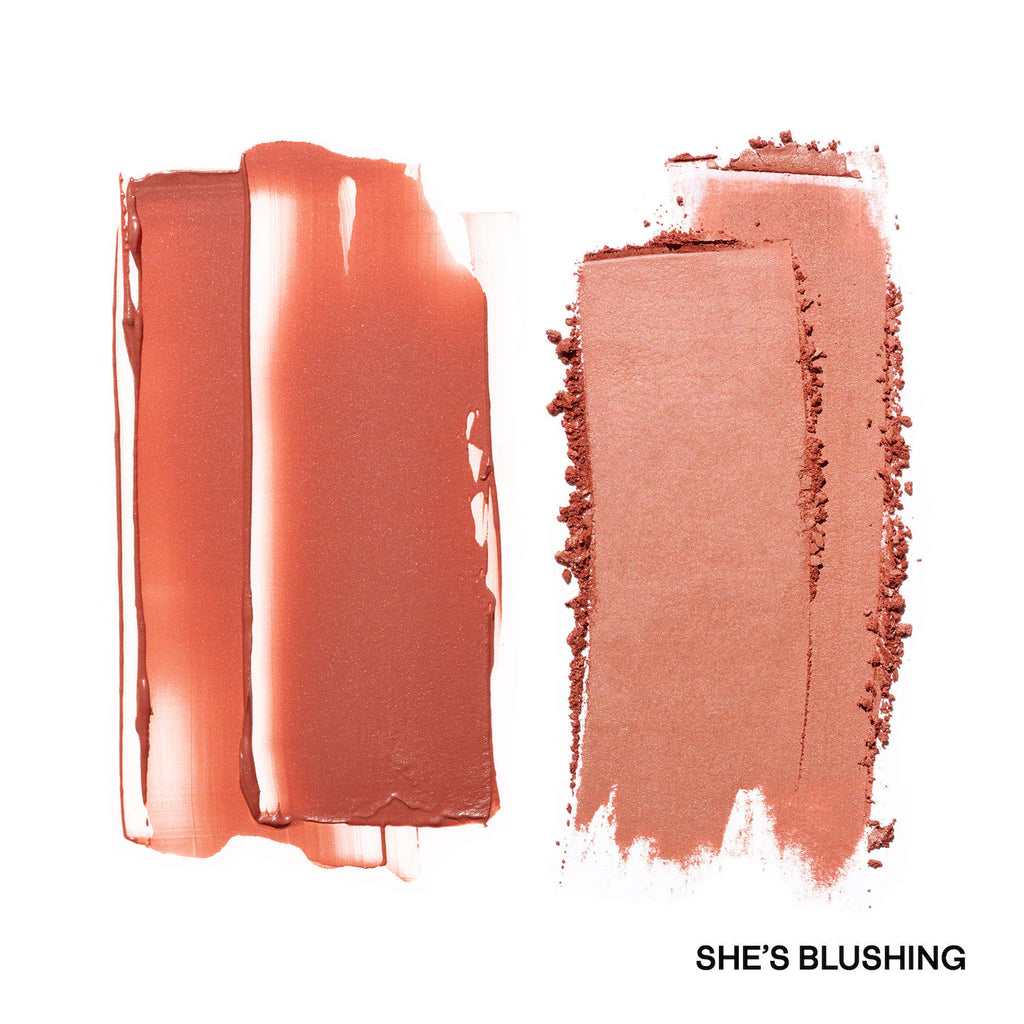 PATRICK TA  Mini Major Headlines Double-Take Crème & Powder Blush Duo  She's Blushing - dusty rose