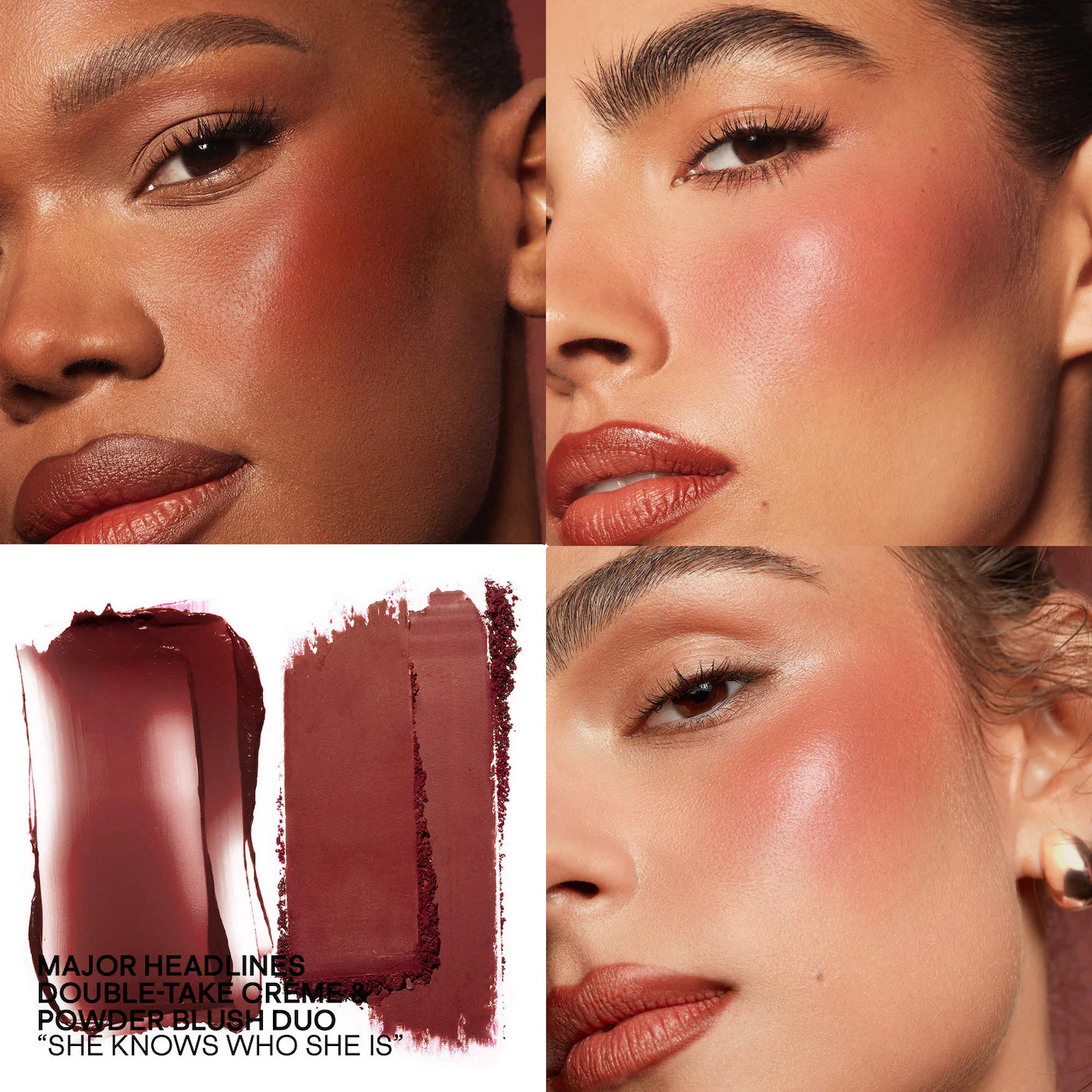 PATRICK TA  Mini Major Headlines Double-Take Crème & Powder Blush Duo She Knows Who She Is