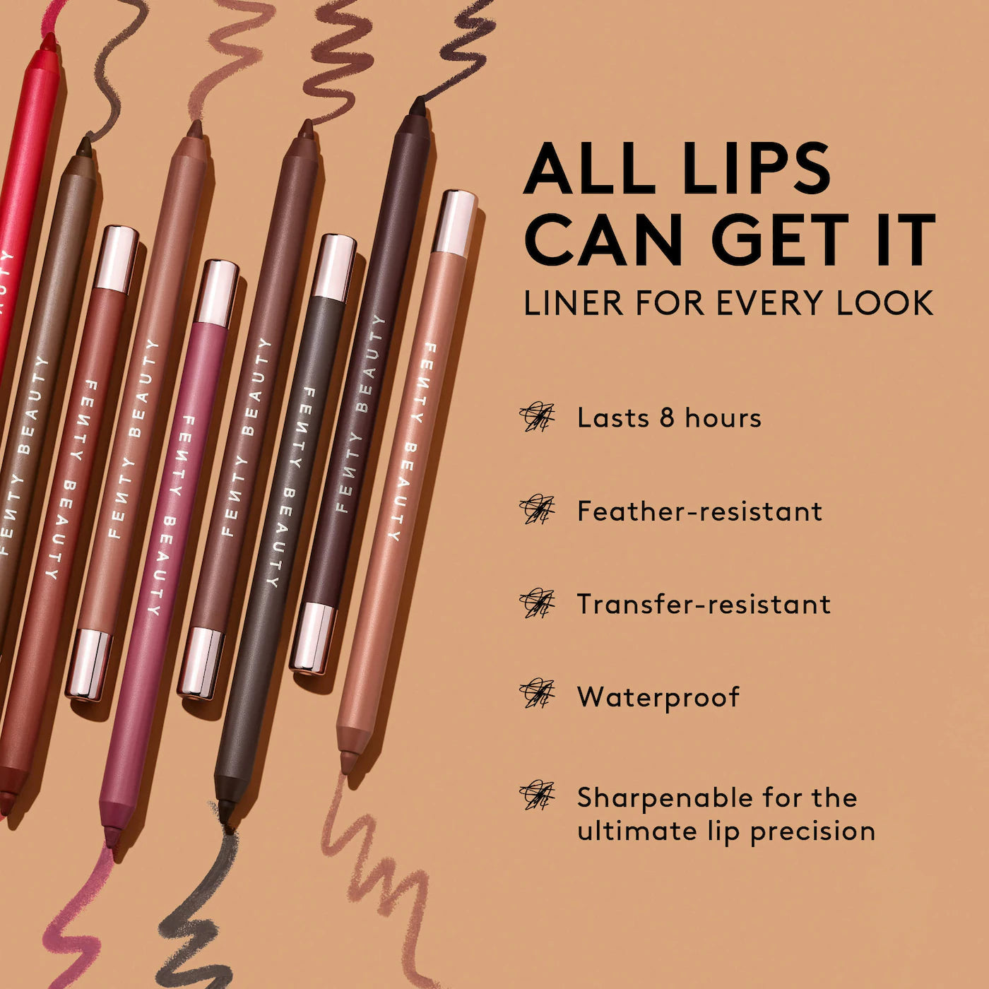 Fenty Beauty by Rihanna  Berry Brown'd Pout Lip Liner + Gloss Stick Duo