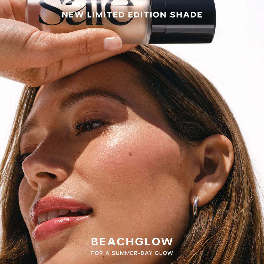 Saie  Glowy Super Gel Lightweight Dewy Multipurpose Illuminator   Beachglow
