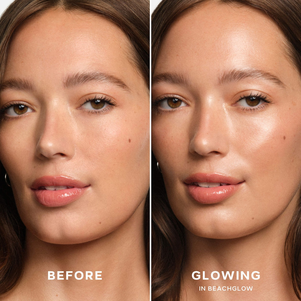 Saie  Glowy Super Gel Lightweight Dewy Multipurpose Illuminator   Beachglow